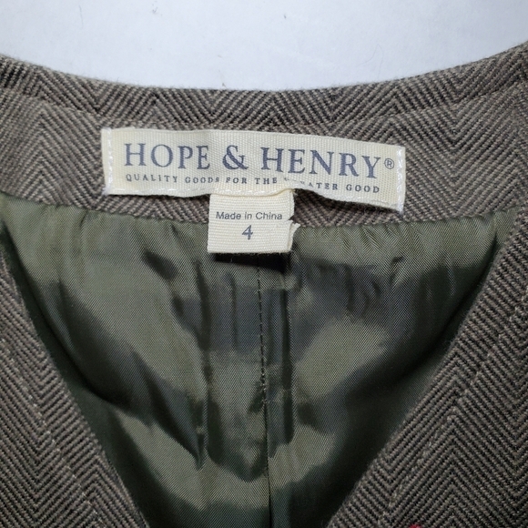 Hope & Henry Classic Suit vest - Size 4 Organic - Picture 5 of 5